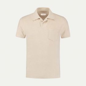 TERRY POLO SHIRT - بولو كم قصير
