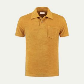 TERRY POLO SHIRT - بولو كم قصير