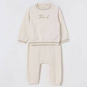 NEWBORN LONG SLEEVE T-SHIRT+LEGGINGS  - طقم أطفال 