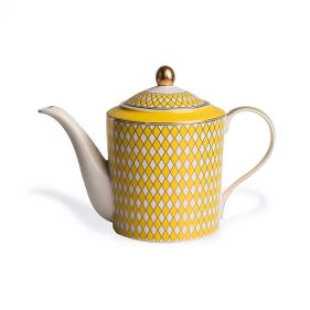 TEAPOT CHESS YELLOW: POLSPOTTEN-ابريق الشاي