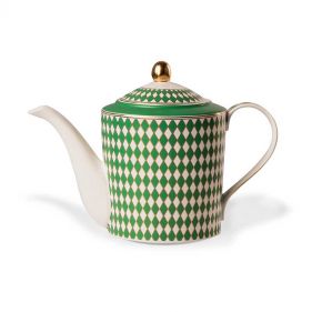 TEAPOT CHESS GREEN: POLSPOTTEN-ابريق الشاي