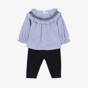 BABY GIRL SHIRT+PANTS - طقم أطفال 