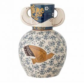 HEZHA VASE BLUE: BLOOMINGVILLE - مزهرية