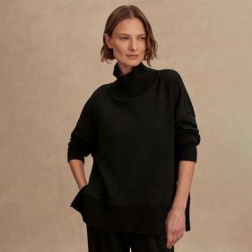 BARKER HIGH NECK SWEAT - بلوزة قطنية رياضية