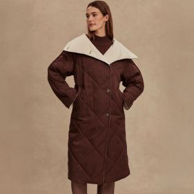 ANNALISE REVERSIBLE WRAP COAT - معطف