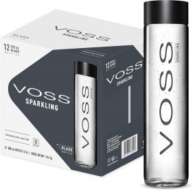 Voss Sparkling 800 ml Glass X 12 - فوس غازية 800 مل زجاج