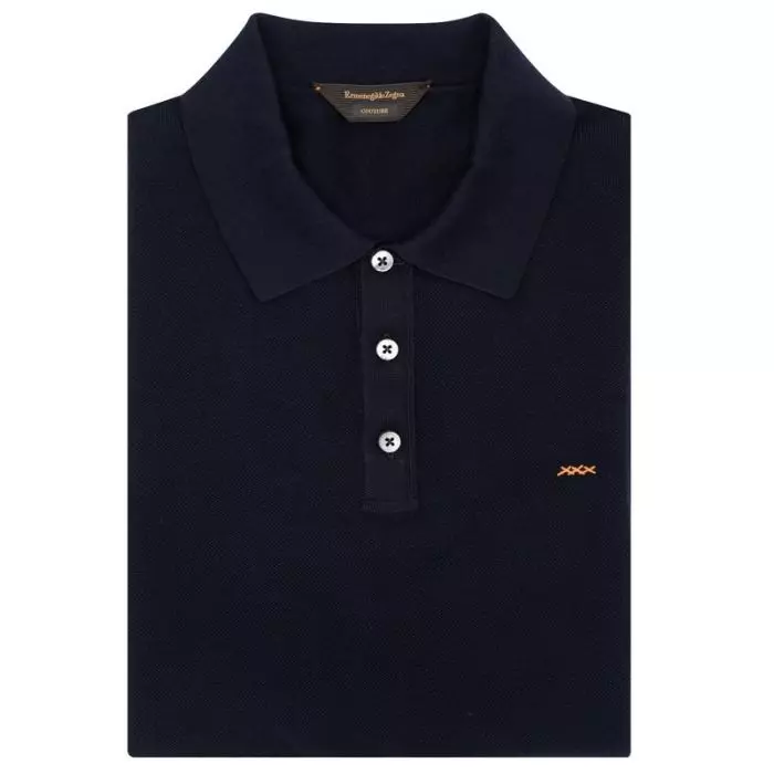 Ermenegildo Zegna Napoli CoutureポロセーターDB（ERMENEGILDO ZEGNA 