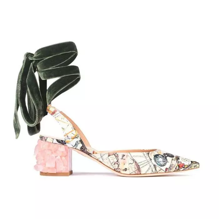 CELIA HEELS NORA AYTCH ROSE QUARTZ
