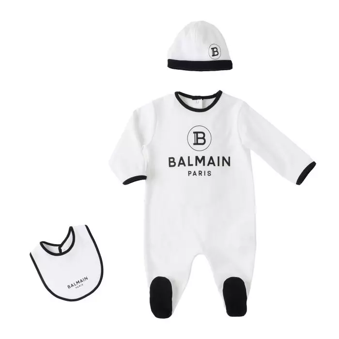 Balmain baby romper clearance