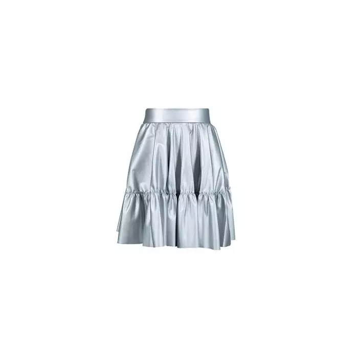 Silver skirt fluffy on sale