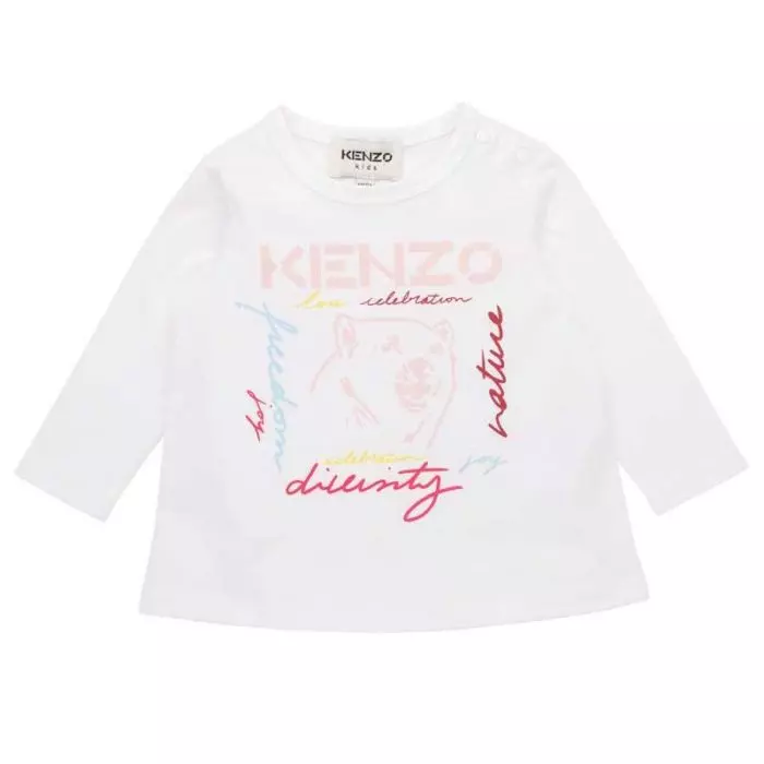 Buy Kenzo Baby Girl Long Sleeve T Shirt 2096376271 Salam Stores