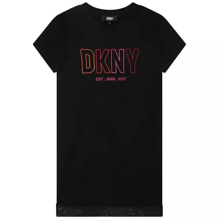 Black GIRL T SHIRT DRESS by DKNY SKU 2203899431 Salam Stores