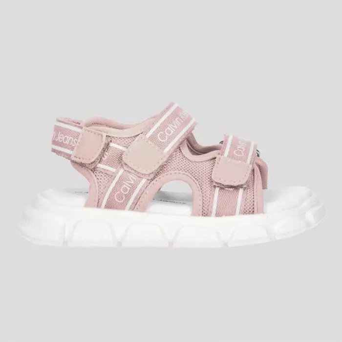 Calvin klein pink sandals hot sale