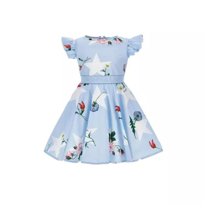 Light Blue Monnalisa Girl Dress Salam Stores