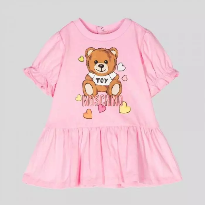 Sweet Pink Baby Girl Dress by MOSCHINO Salam Stores
