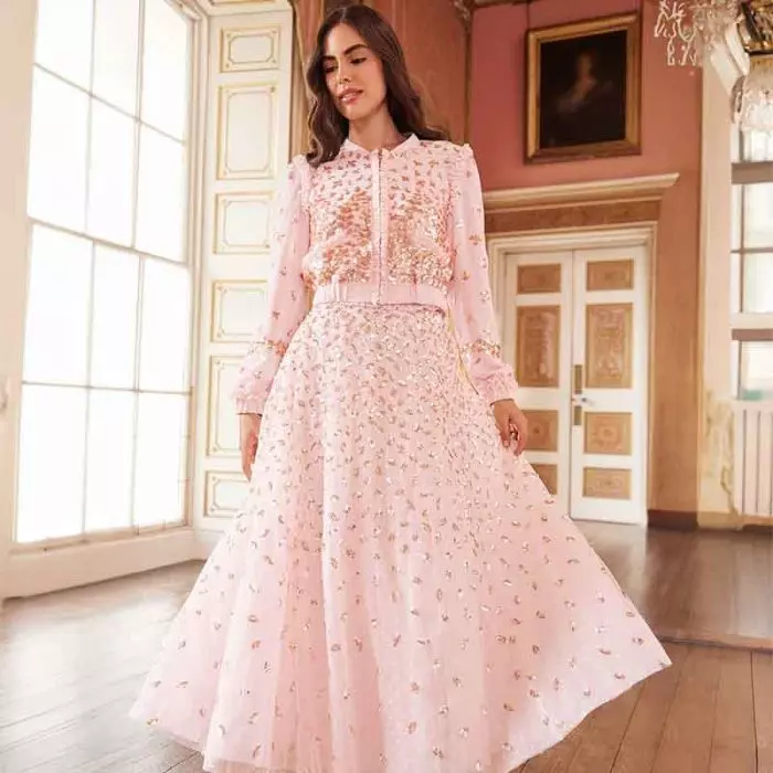 AUTUMN LEAVES BALLERINA SKIRT AND JACKET SET
